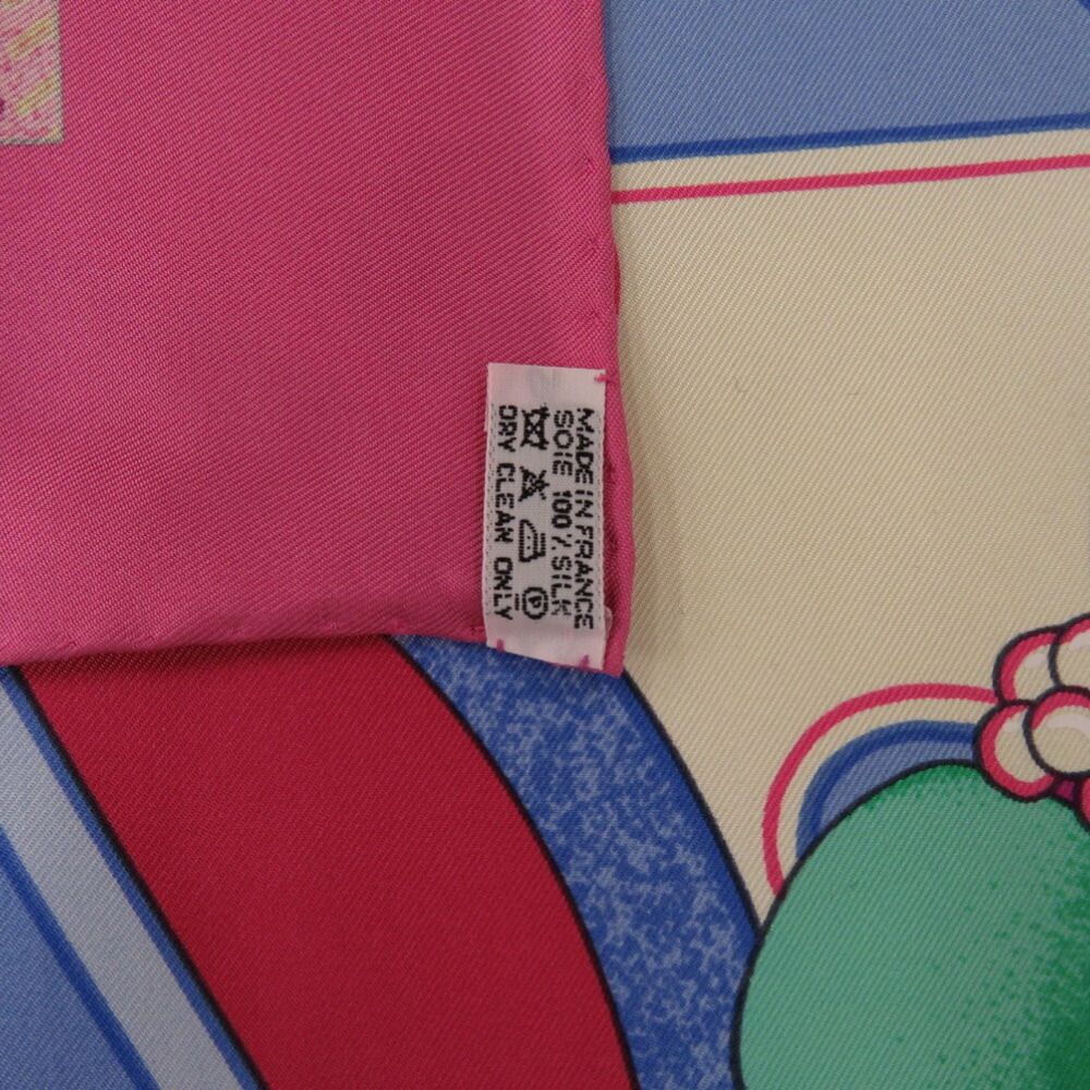 HERMES Authentic Pink Silk Scarf - Picture 4 of 4